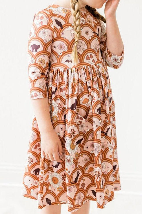 hocus-pocus-3-4-sleeve-pocket-twirl-dress Mila &  Rose - Sophia's Style--2T--3